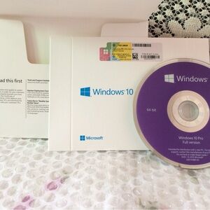 Microsoft Windows 10 Professional Lizenz mit DVD 64 Bit - Original NEU Dell etc